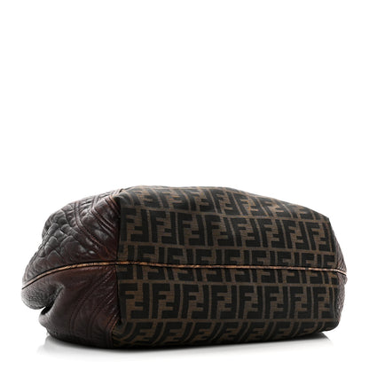 Fendi Zucca Nappa Nuvolata Vitello Tortuga Spy Tobacco Moro 4 of 10