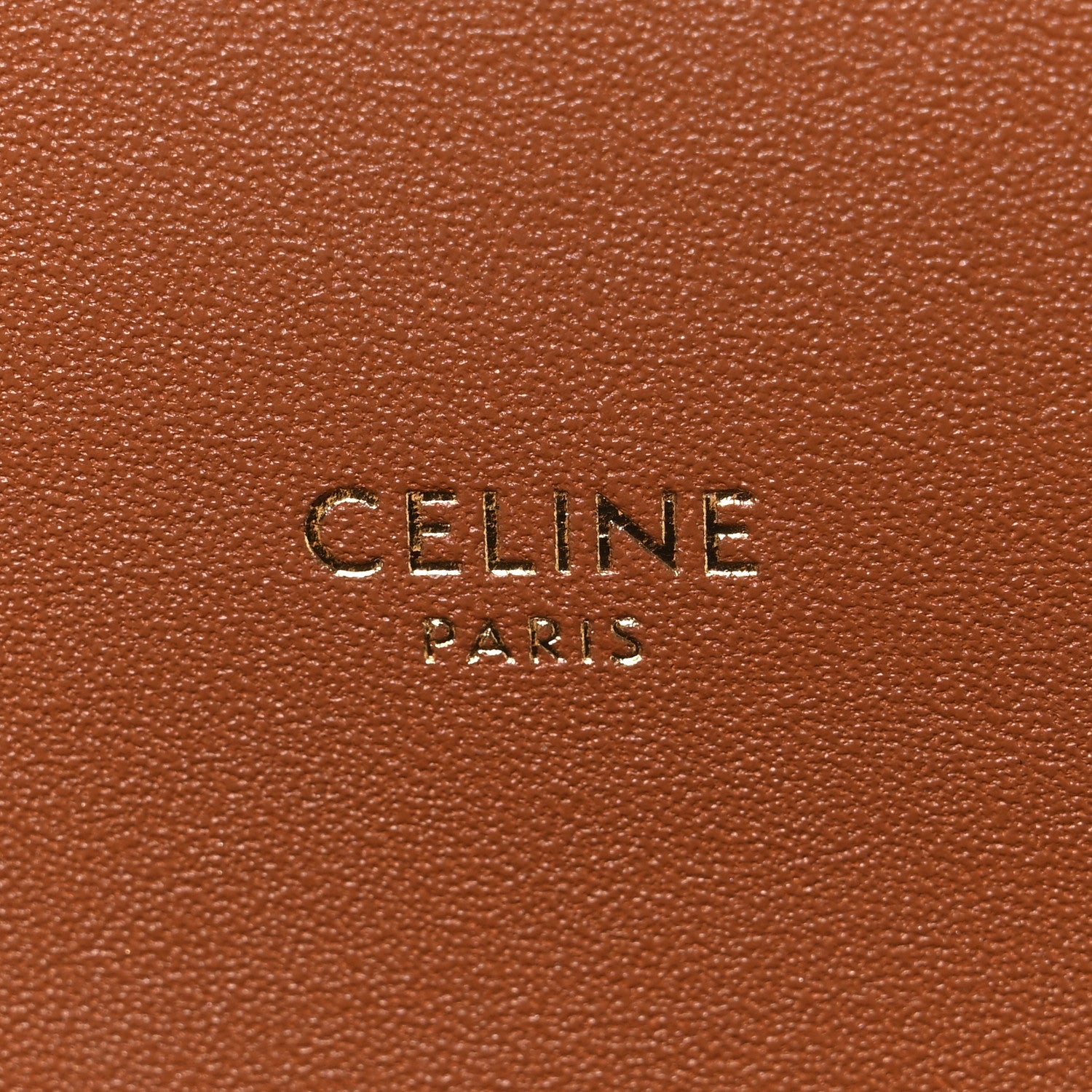 Celine Textile Calfskin Classique Triomphe Bag Natural Tan 6 of 13