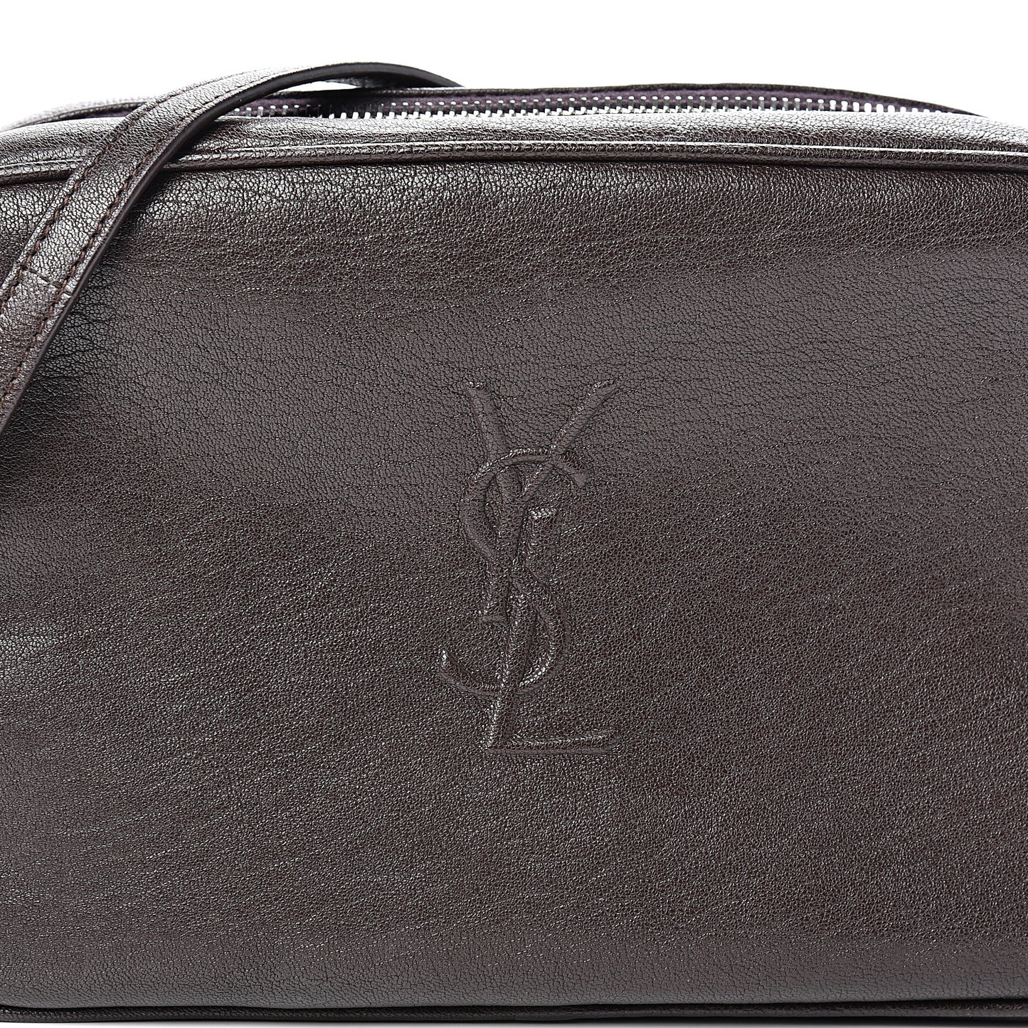 Lambskin Monogram Small Lou Camera Bag Black Tulipe