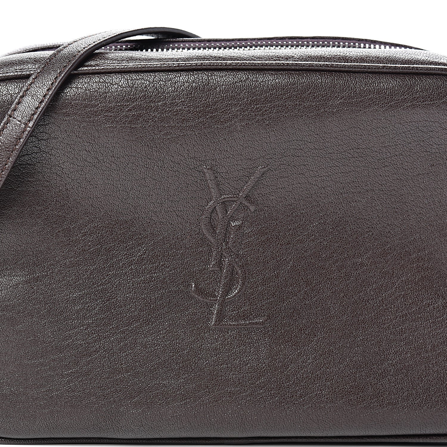 Saint Laurent Lambskin Monogram Small Lou Camera Bag Black Tulipe 7 of 9