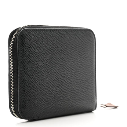Hermes Epsom Silk'n Compact Wallet Black 3 of 9
