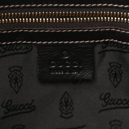 Gucci Crystal Monogram Medium Hysteria Tote Dark Brown 6 of 10