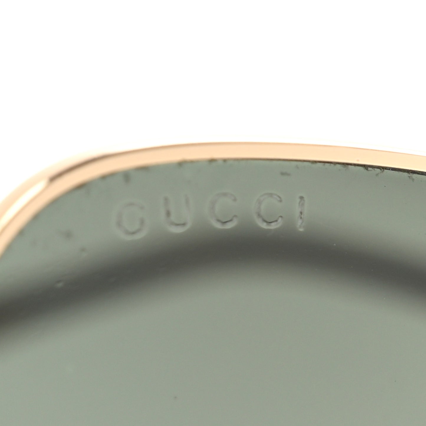 Metal Horsebit Square Sunglasses GG0879S Gold