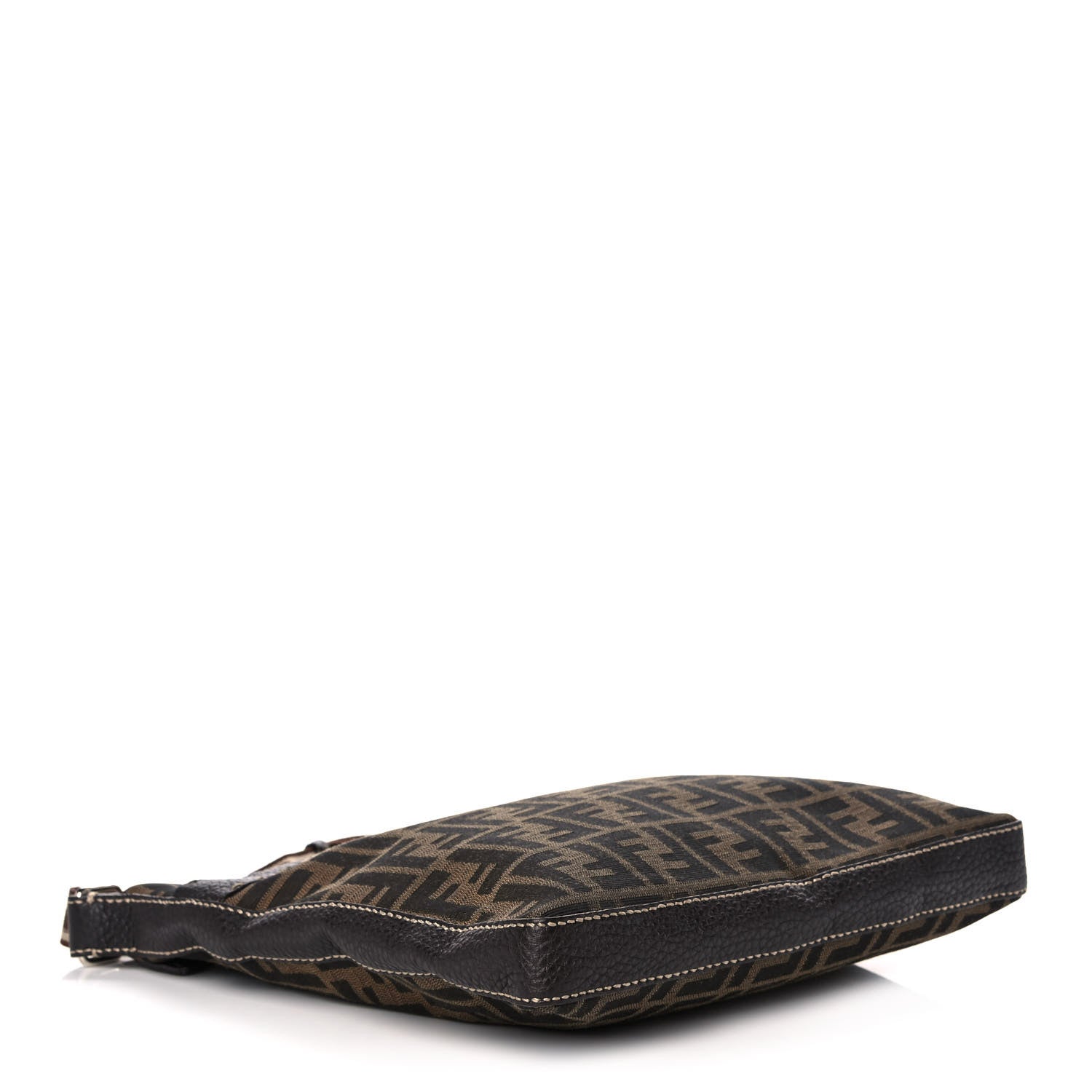 Fendi Zucca Cuoio Romano Selleria Messenger Tobacco Moro 4 of 10