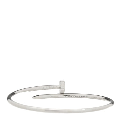 Cartier 18K White Gold Small Juste Un Clou Bracelet 16 4 of 5