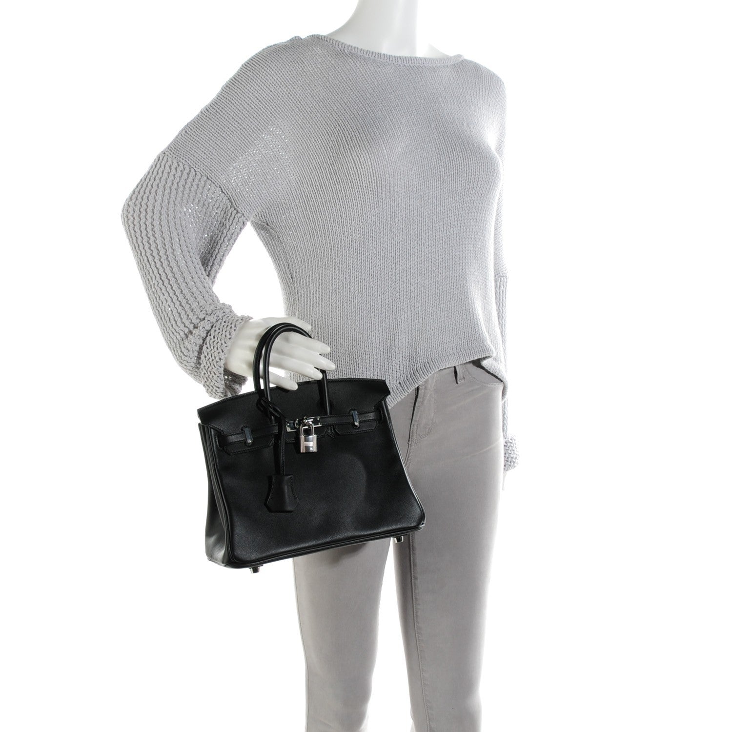 Hermes Swift Birkin 25 Black 2 of 17