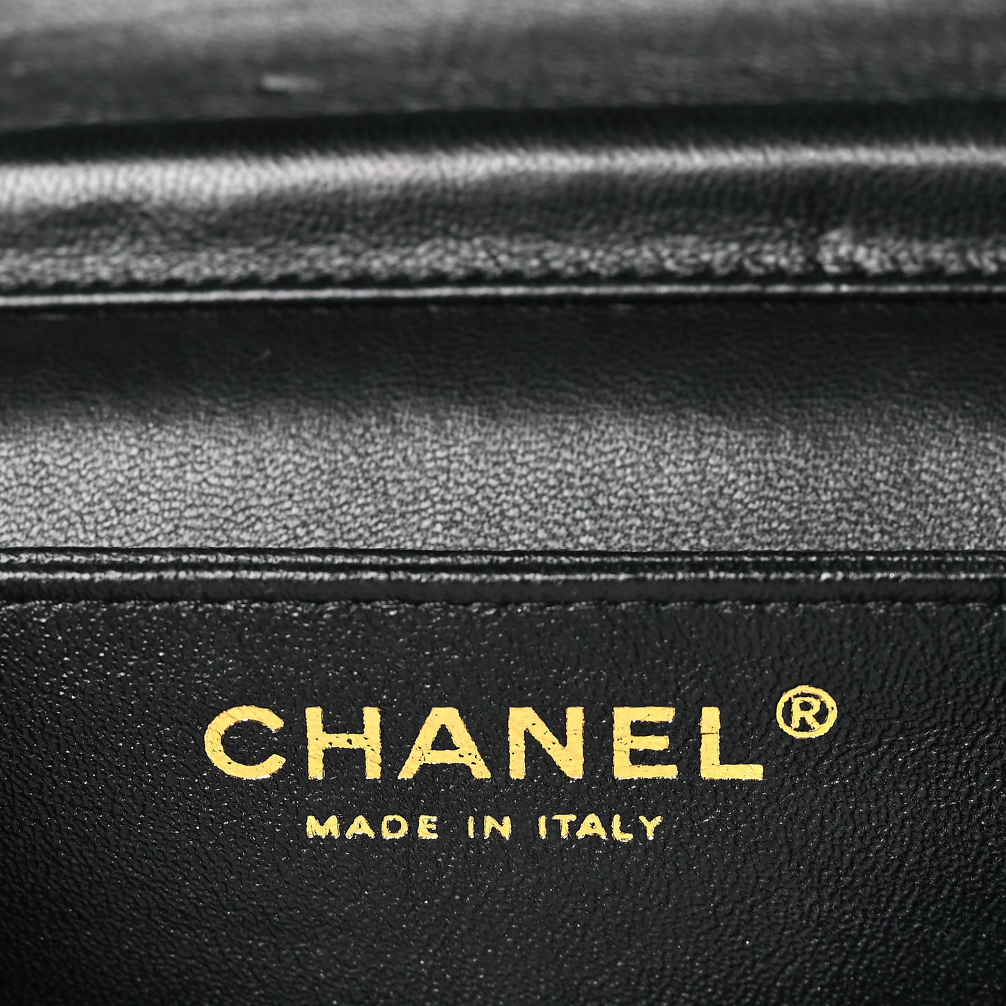 Suede Quilted Crystal Pearl CC Flap Black