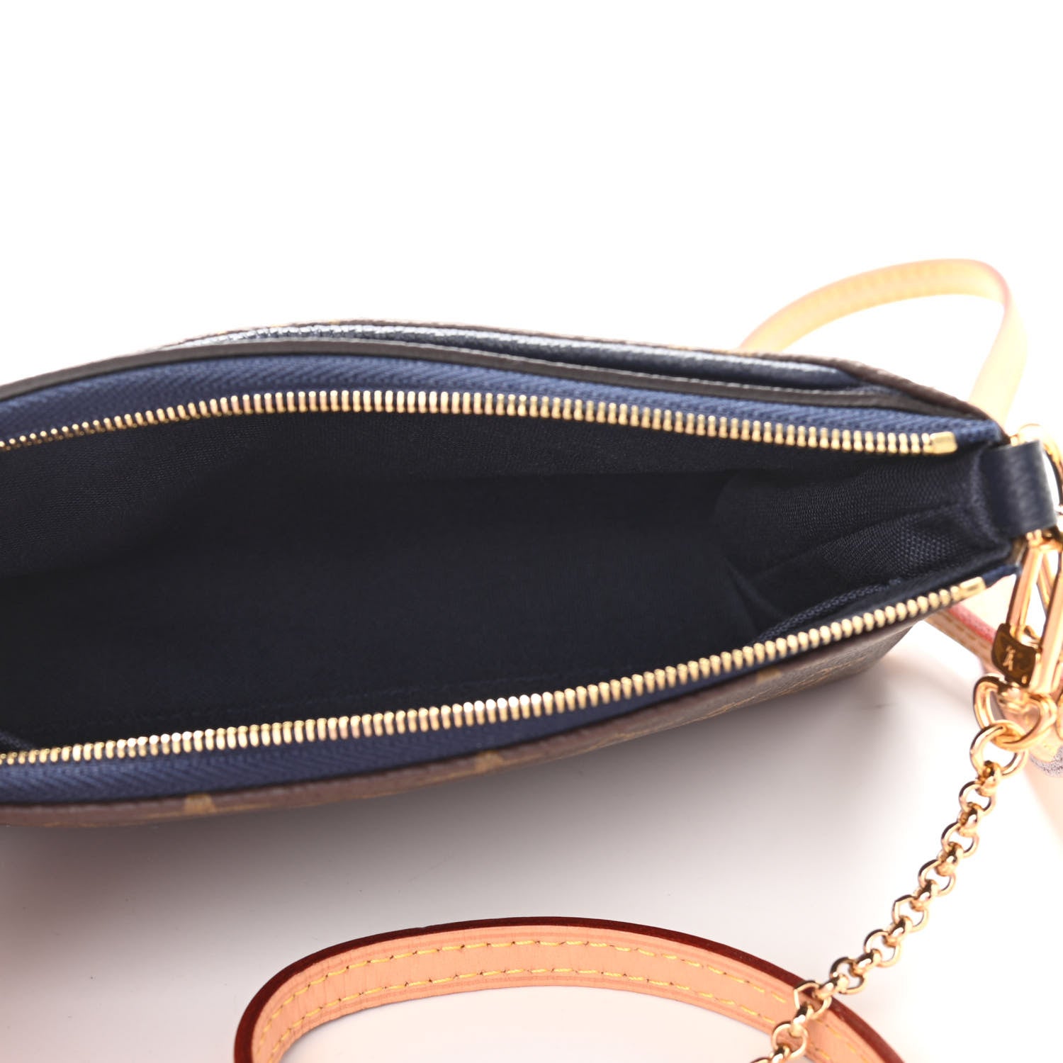 Louis Vuitton Monogram Pallas Clutch Blue Marine 5 of 10