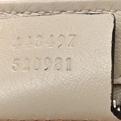 Gucci Vintage Effect Calfskin Matelasse Diagonal Small Torchon GG Marmont Shoulder Bag Blue Agata Mystic White 7 of 10