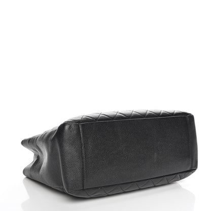 Chanel Caviar Quilted Grand Shopping Tote GST Black 4 of 7
