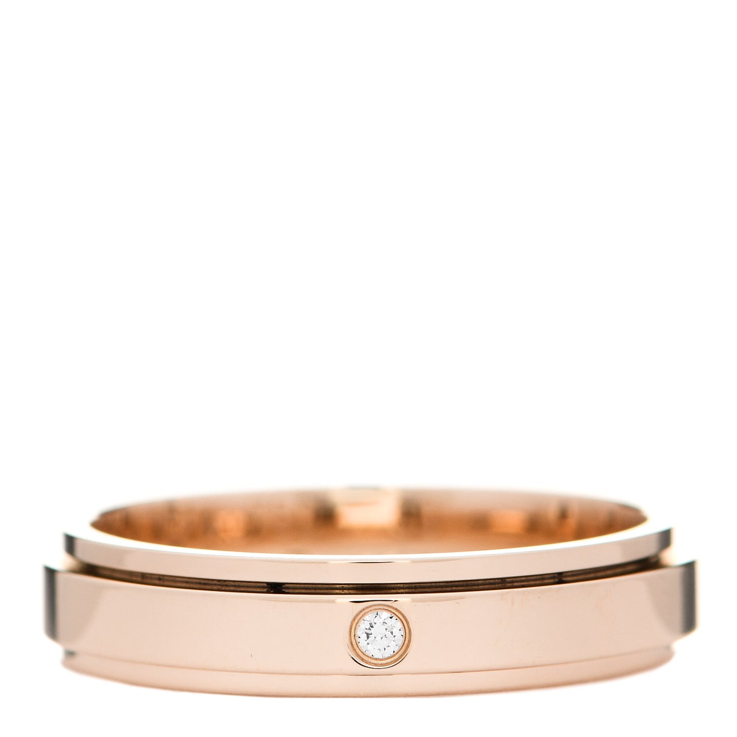 18K Rose Gold Diamond Possession Wedding Ring 60 9