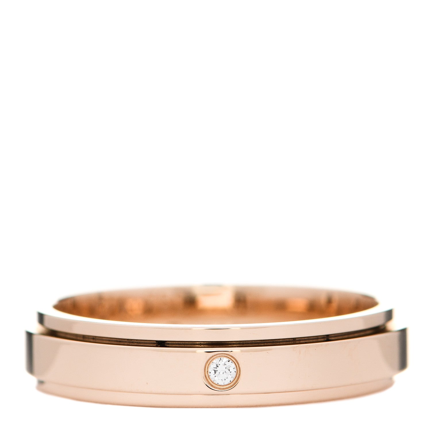 Piaget 18K Rose Gold Diamond Possession Wedding Ring 60 9 1 of 4