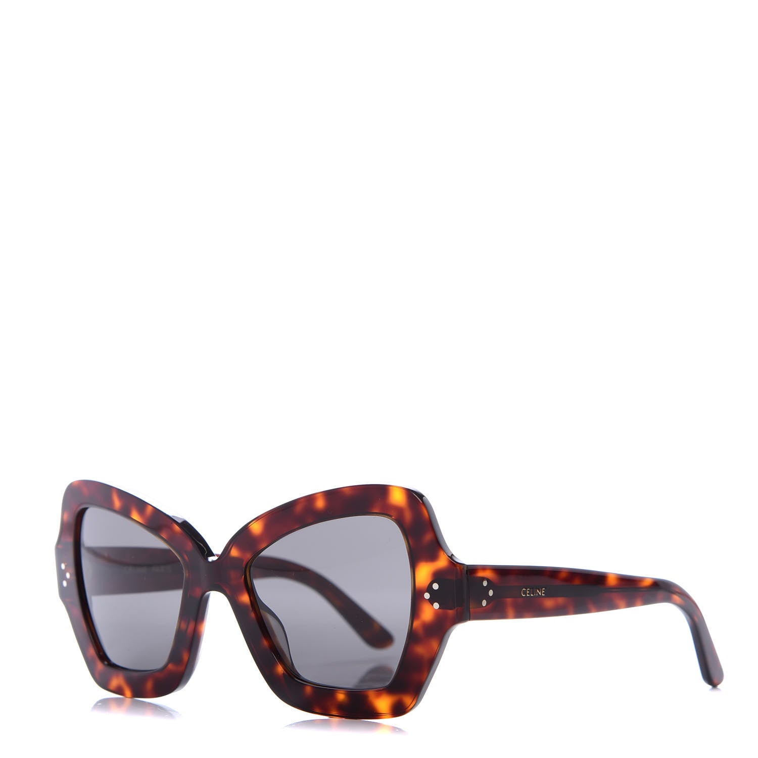 Celine Acetate Butterfly Sunglasses CL 40067I Red Havana Smoke 1 of 6