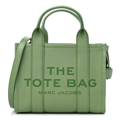 Marc Jacobs Grained Calfskin Small The Tote Bag Aspen Green 1 of 9