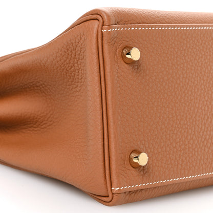 Hermes Togo Kelly Retourne 32 Gold 9 of 11