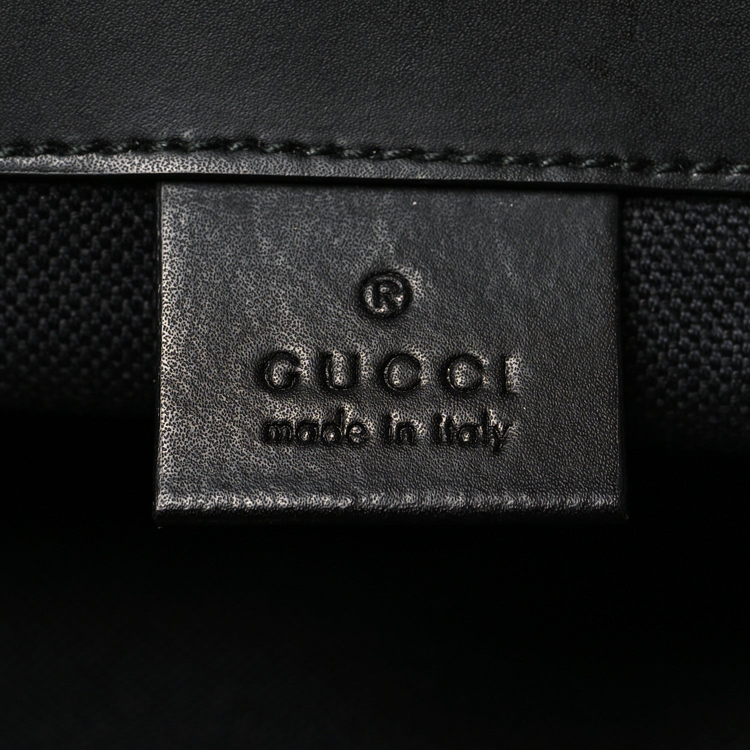Gucci Soft GG Supreme Monogram Calfskin Web Double Buckle Backpack Black 6 of 10