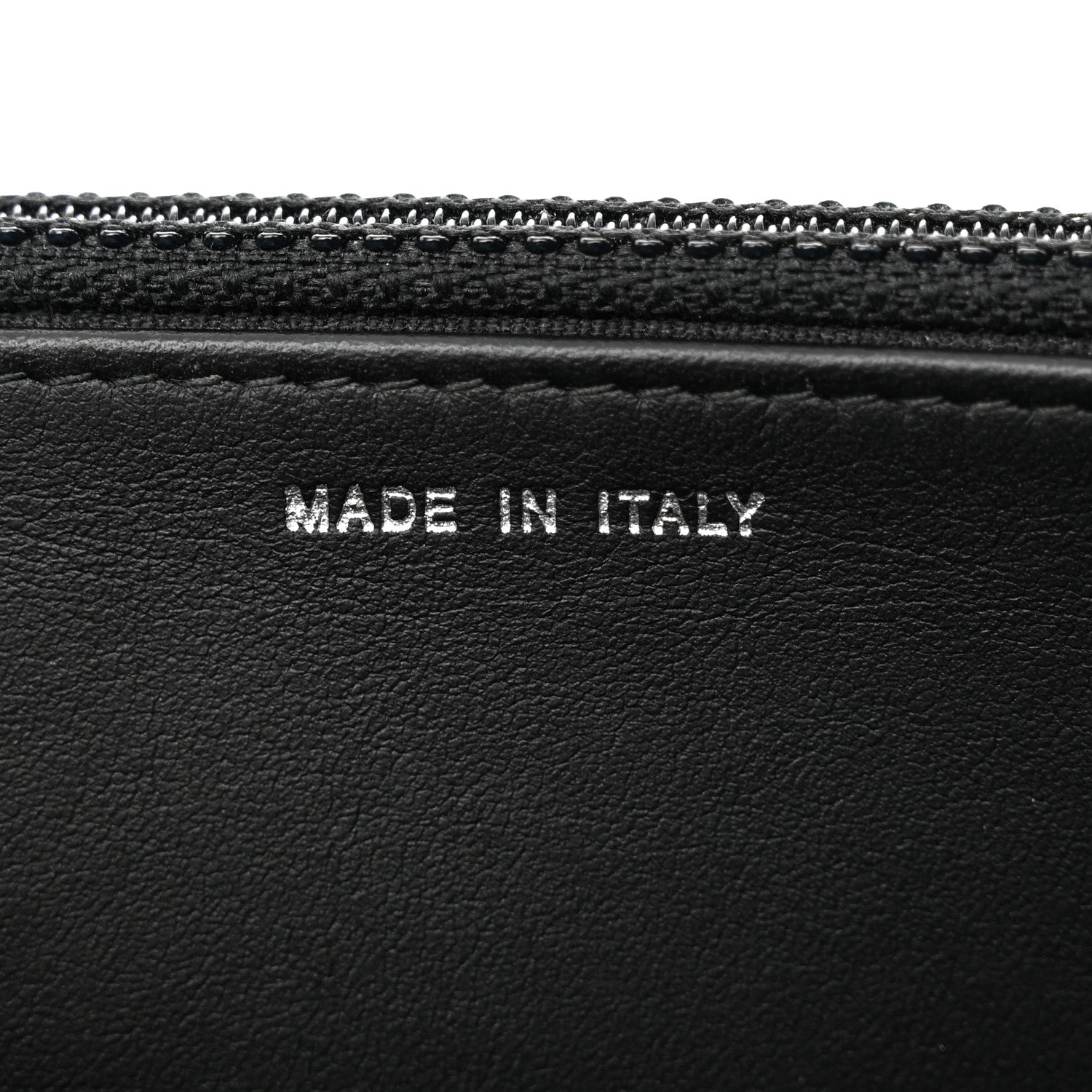 Chanel Crumpled Calfskin Quilted Wallet On Chain WOC So Black 7 of 17