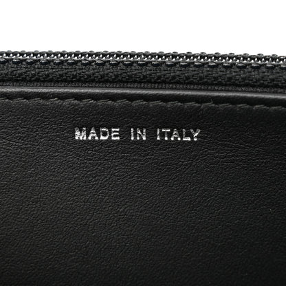 Chanel Crumpled Calfskin Quilted Wallet On Chain WOC So Black 7 of 17