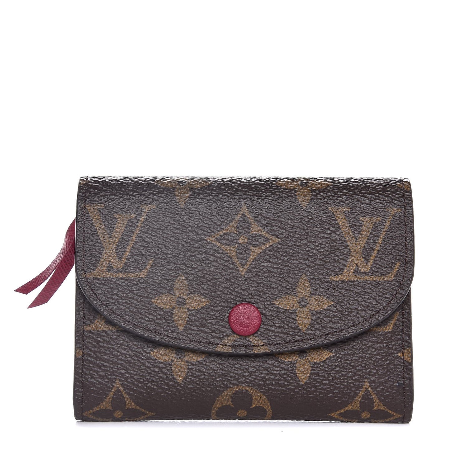 Monogram Rosalie Coin Purse Fuchsia