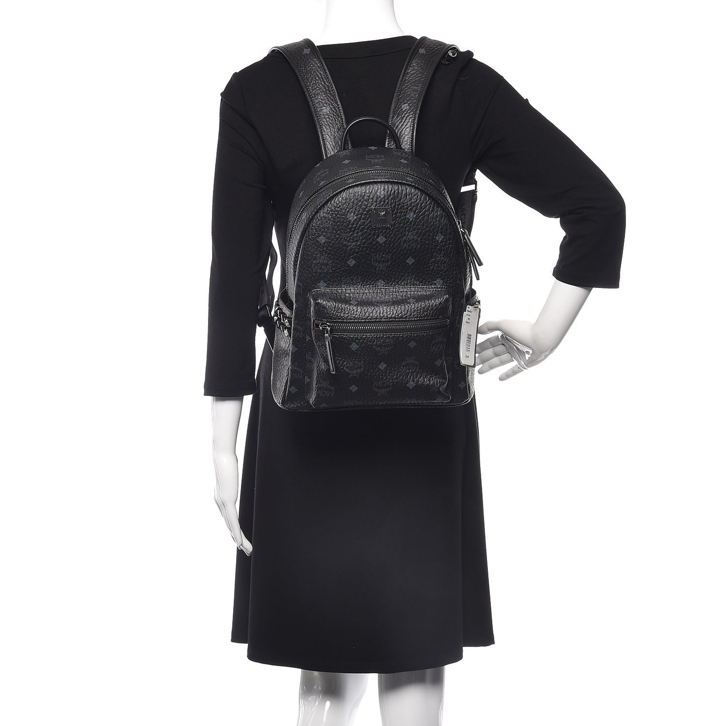 Visetos Small Side Stud Stark Backpack Black