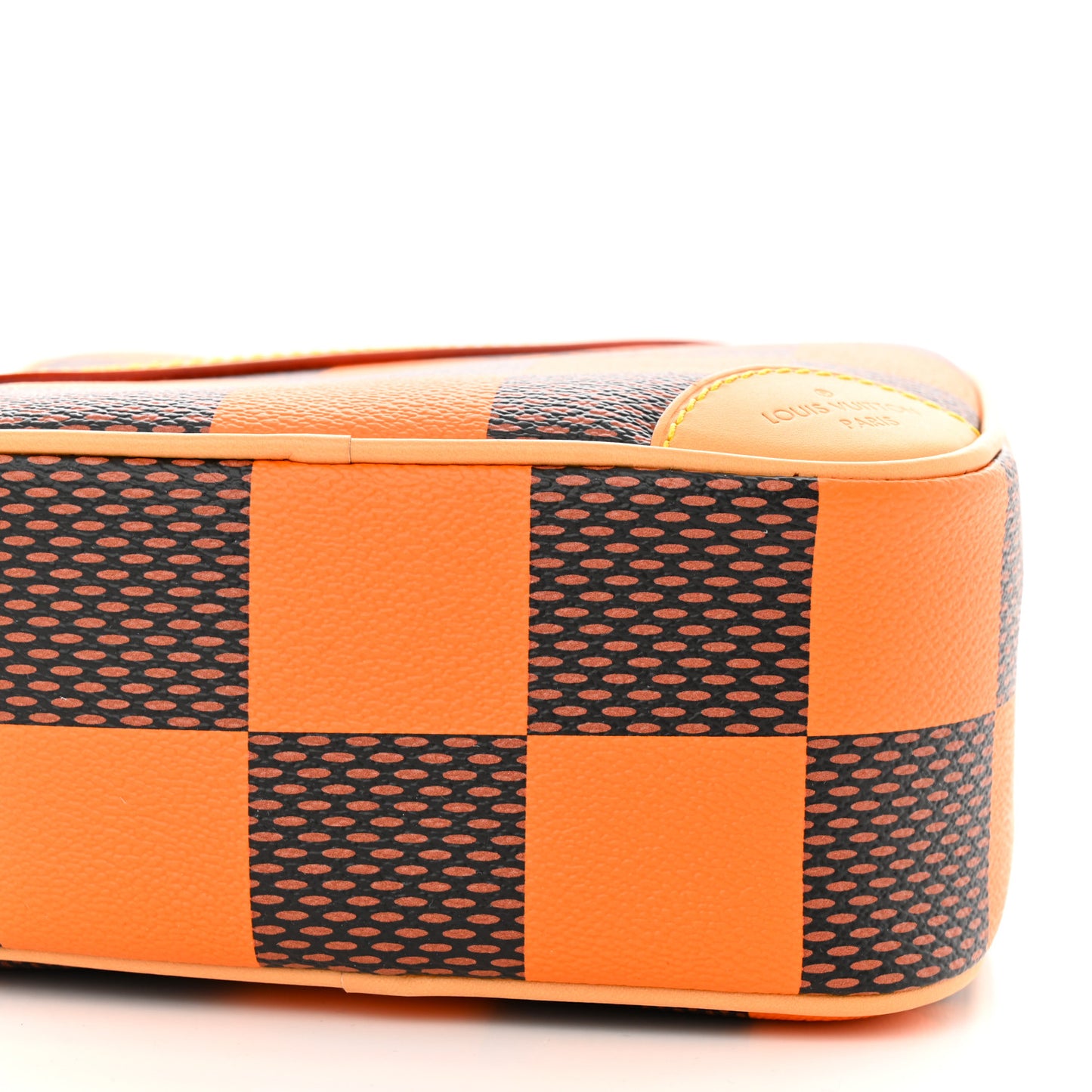 Damier Pop Chess Messenger Orange