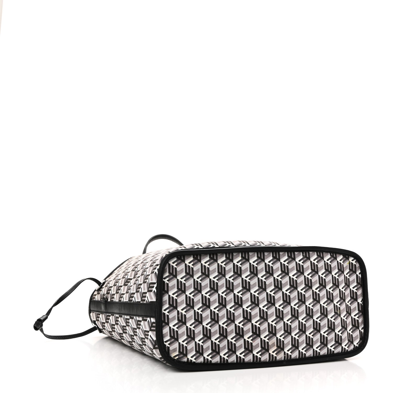 MCM Visetos Medium Liz Reversible Shopper Tote Black 8 of 17