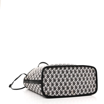 MCM Visetos Medium Liz Reversible Shopper Tote Black 8 of 17