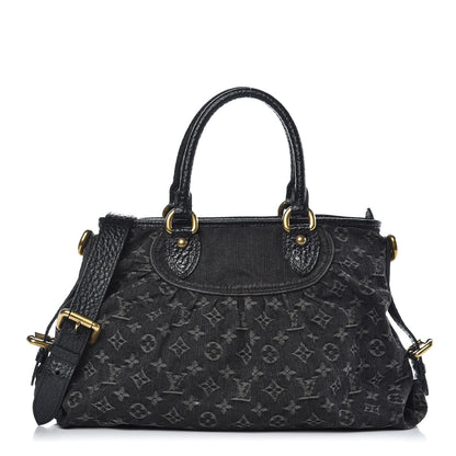 Louis Vuitton Denim Neo Cabby MM Black 1 of 11
