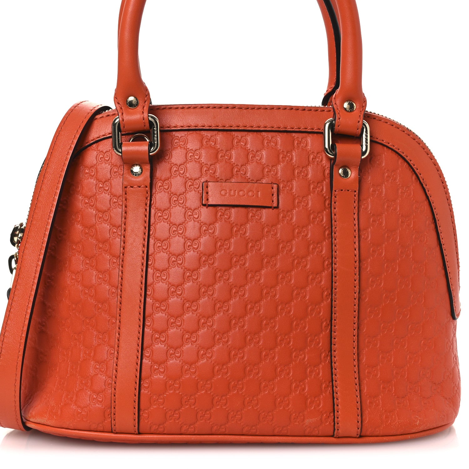 Gucci Microguccissima Mini Dome Bag Sun Orange 8 of 11