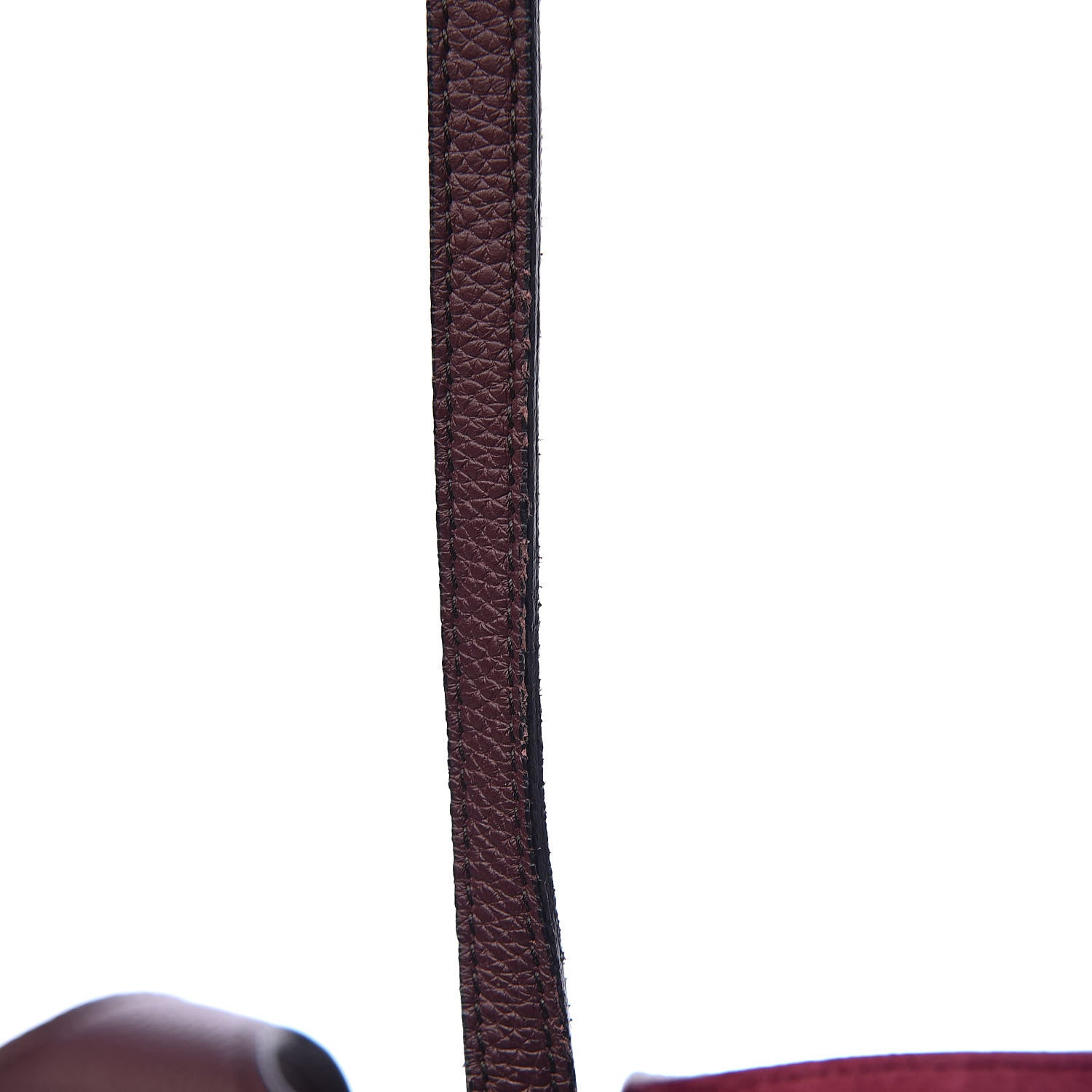 Celine Baby Grained Calfskin Small Tri-Fold Bag Burgundy 7 of 14
