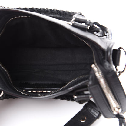 Balenciaga Matte Goatskin Rubber Covered Classic Hardware Mini City Black 4 of 12