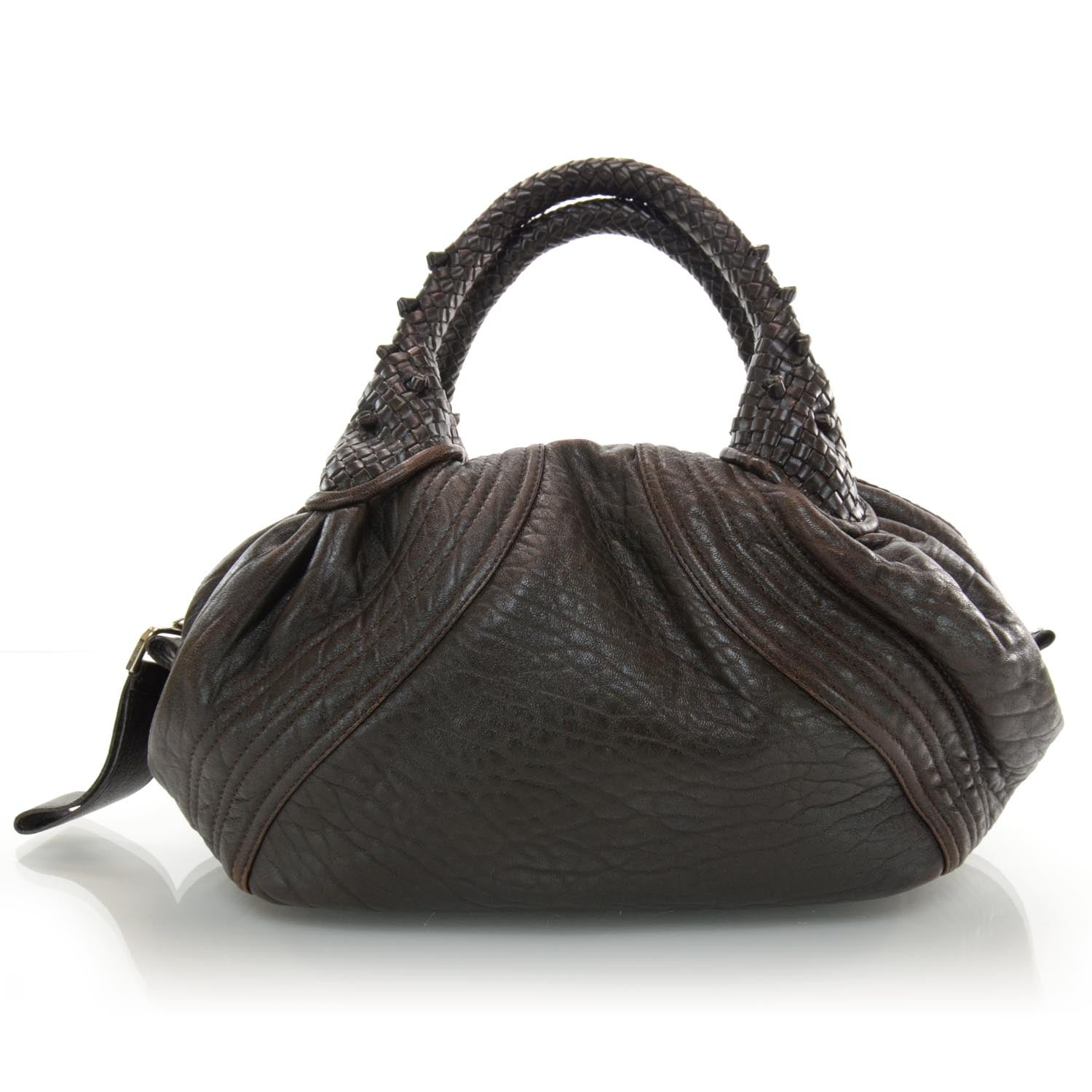 Fendi Nappa Nuvolata Spy Bowler Moro 1 of 9