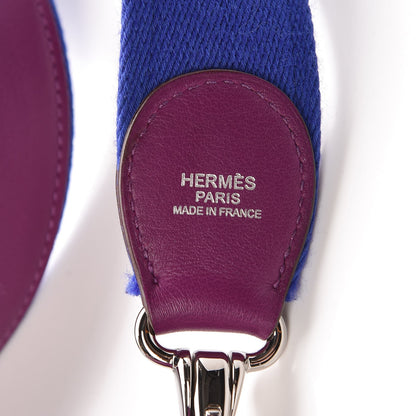 Hermes Veau Swift Mini Sac Berline Anemone Bleu Electrique 7 of 8