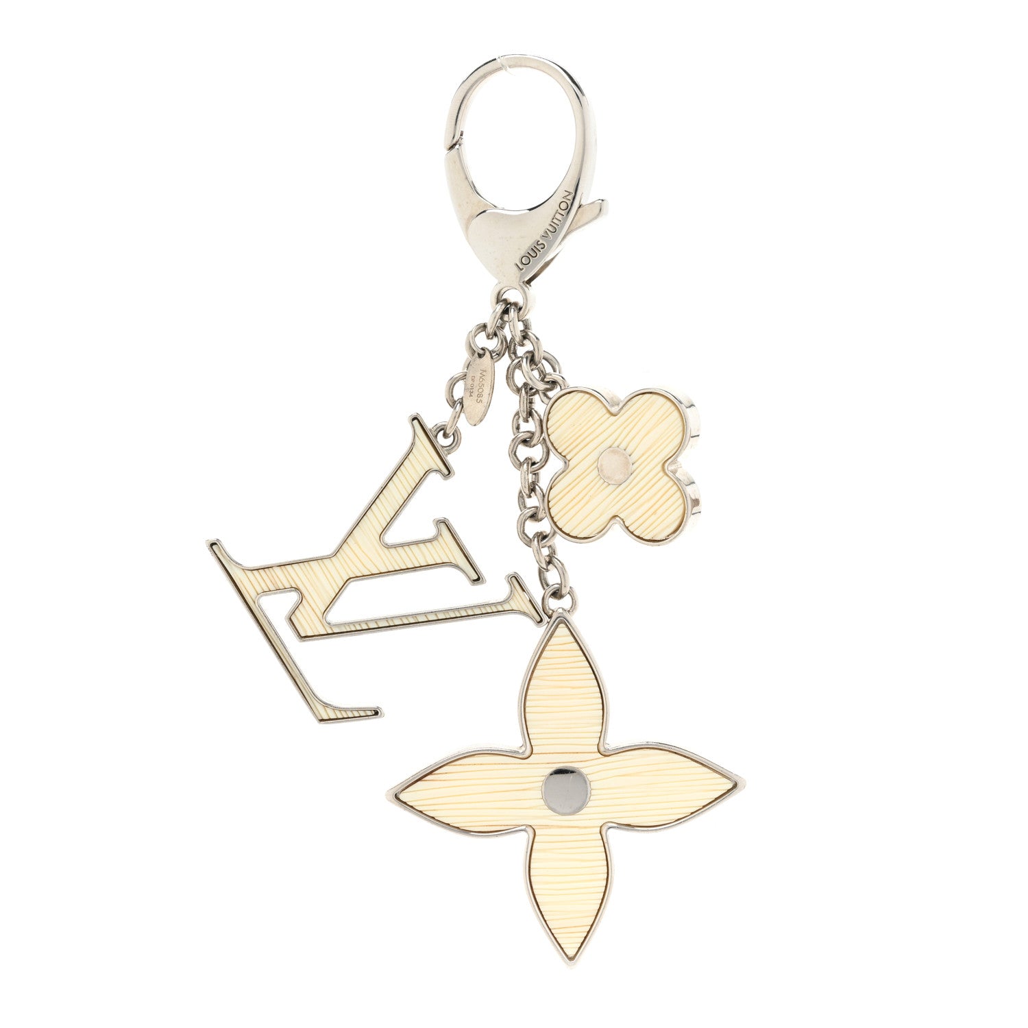 Louis Vuitton Fleur d Epi Bag Charm Ivory 1 of 4