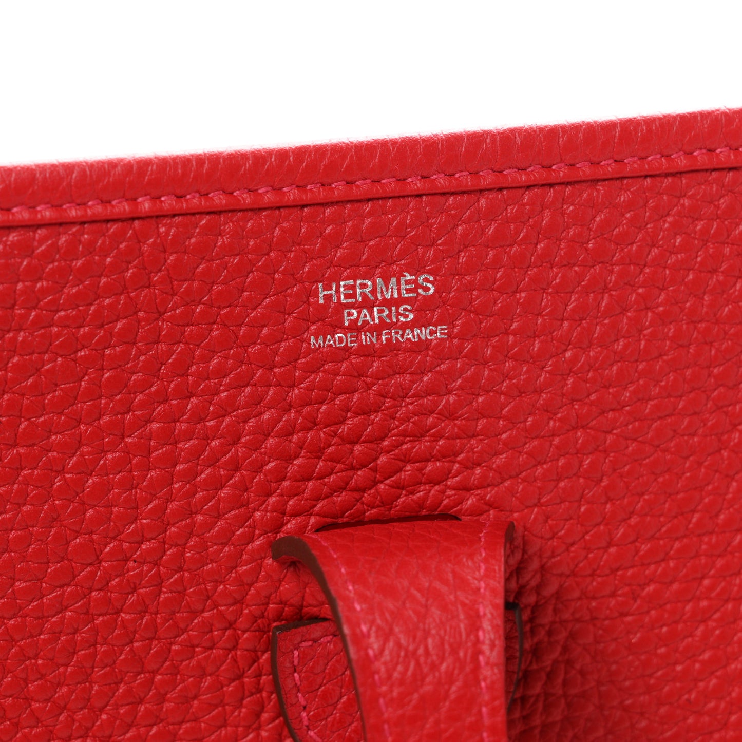 Taurillon Clemence Evelyne III PM Rouge Casaque