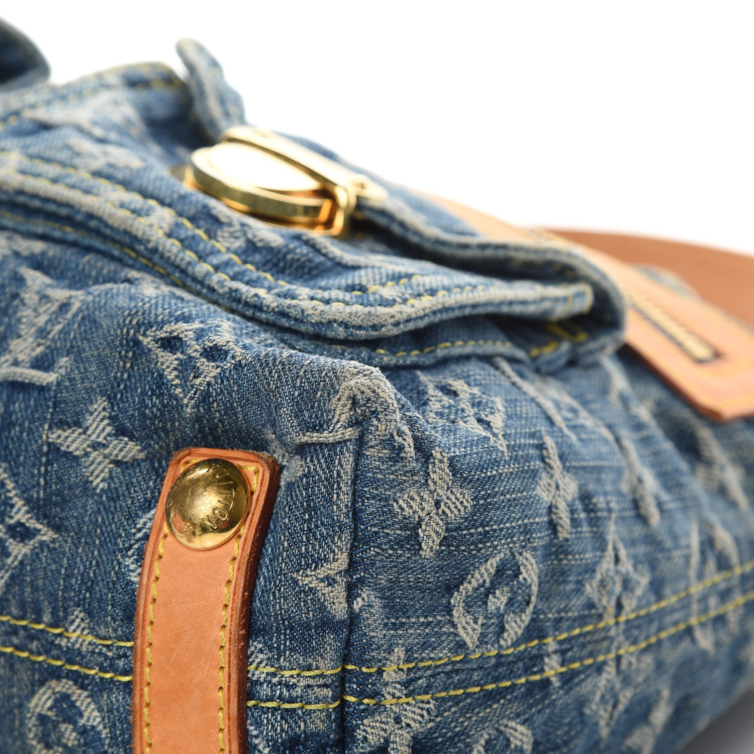 Louis Vuitton Monogram Denim Baggy PM Blue 10 of 17