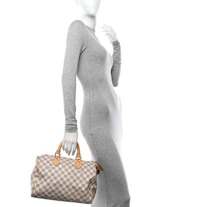 Louis Vuitton Damier Azur Speedy 30 2 of 13