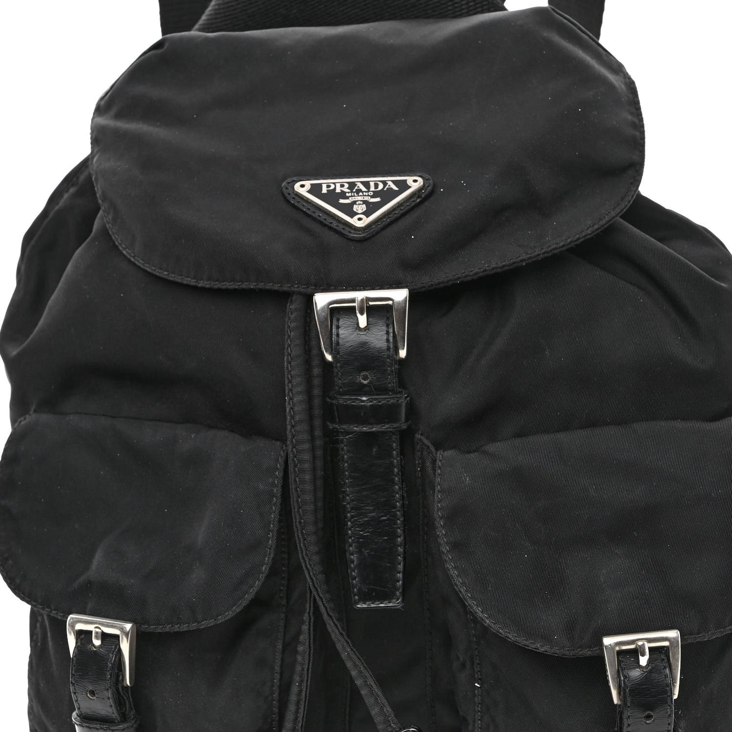 Tessuto Nylon Vela Small Backpack Black