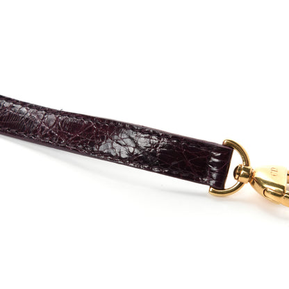 Christian Dior Mink Fur Crocodile Lady Dior Brown 8 of 12