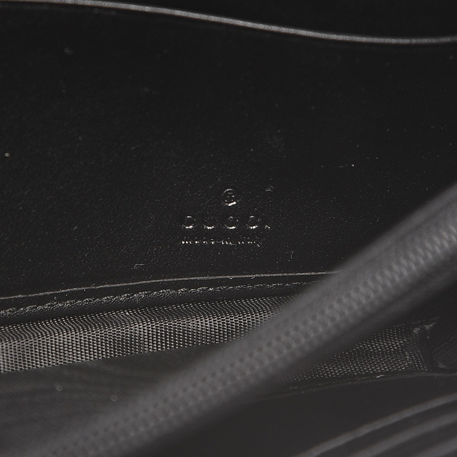 Gucci Calfskin Matelasse GG Marmont Continental Wallet Black 7 of 8