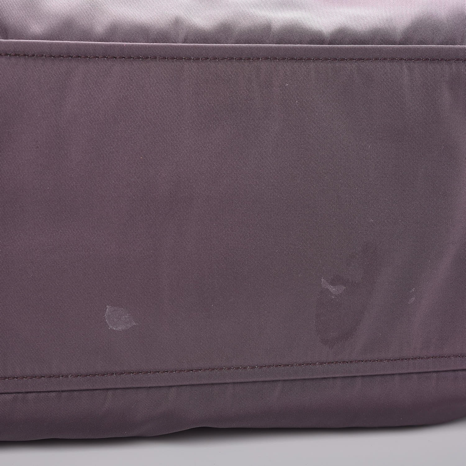 Prada Tessuto Nylon Faux Croc Tote 11 of 15