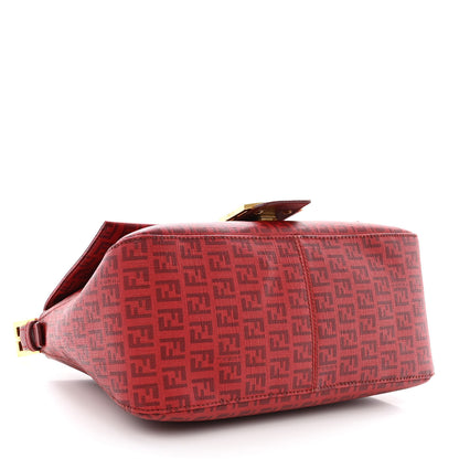 Fendi Zucchino Spalmati Vitello Mama Baguette Bordeaux Rubino 4 of 14