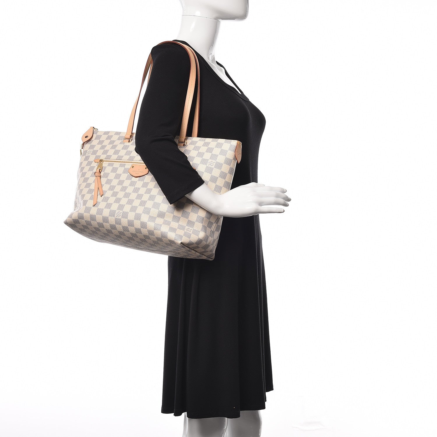 Louis Vuitton Damier Azur Iena MM 2 of 15