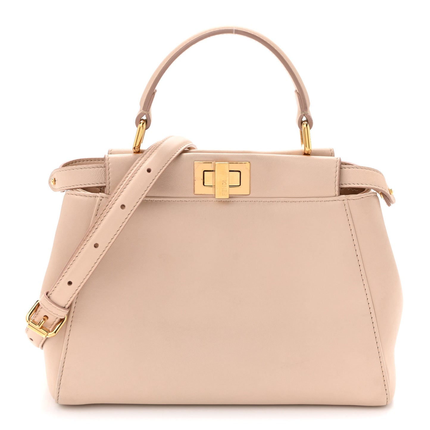 Nappa Mini Peekaboo Iconic Satchel Rosa Plaster