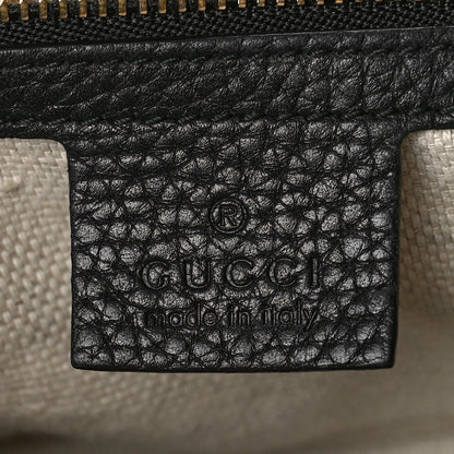 Gucci Pebbled Calfskin Large Soho Hobo Black 6 of 13