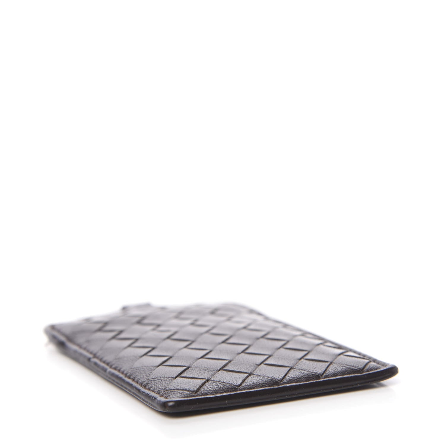 Bottega Veneta Nappa Intrecciato Card Case Ebano 4 of 7
