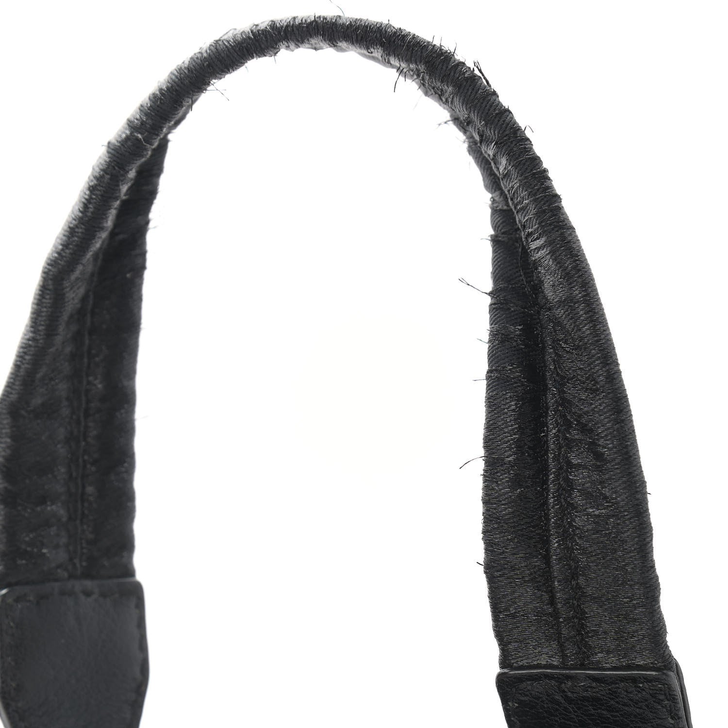 Chanel Coated Canvas Quilted Small Paris Biarritz Tote Black 11 of 12