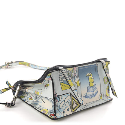 Prada X JAMES JEAN Glace Calf Comic Print Etiquette Flap Multicolor 4 of 12