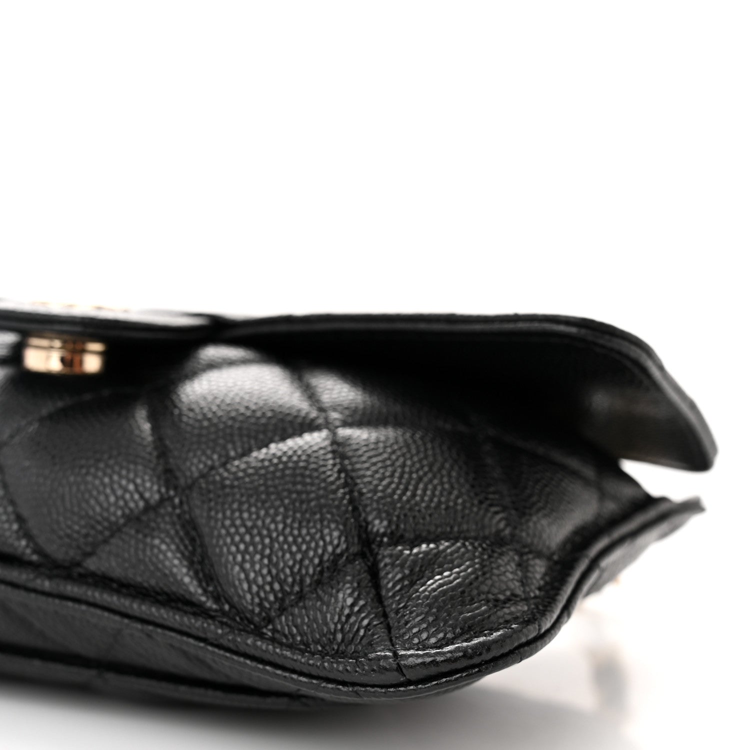 Chanel Caviar Fabric Graffiti Foldable Tote Bag With Chain Black Multicolor 17 of 18
