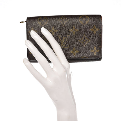 Louis Vuitton Monogram Porte Monnaie Billets Tresor Wallet 2 of 9